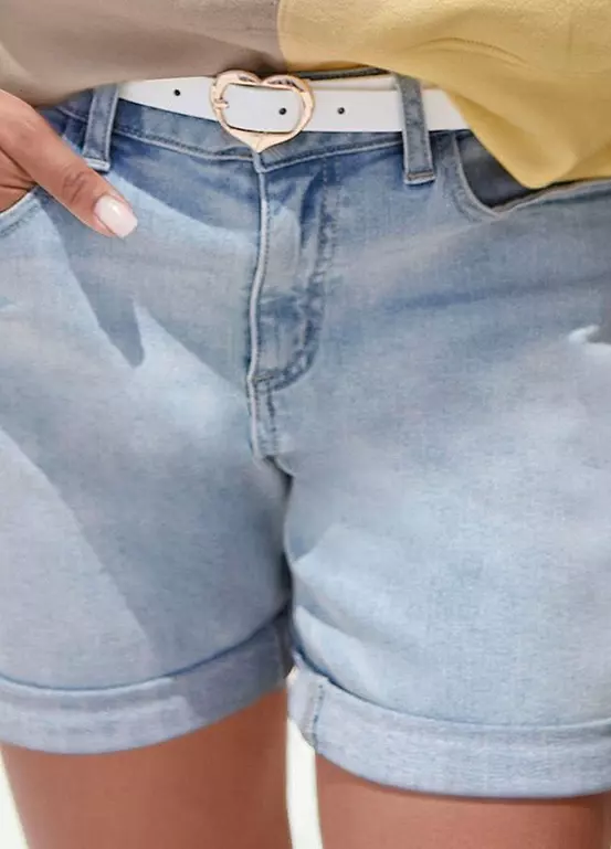 Vivance Denim Shorts 6 Vivance Denim Shorts - Image 4