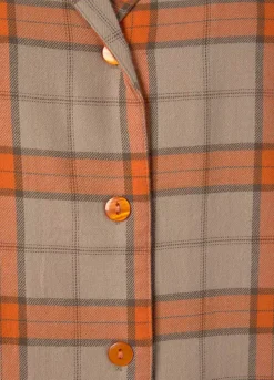 Vivance Dreams Checked Flannel Nightshirt 9 Vivance Dreams Checked Flannel Nightshirt -Buffalo Fashion Shop Vivance Dreams Checked Flannel Nightshirt32738516FRSP W02