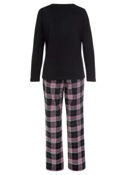 Vivance Dreams Checked Flannel Pyjamas 10 Vivance Dreams Checked Flannel Pyjamas -Buffalo Fashion Shop Vivance Dreams Checked Flannel Pyjamas65422834FRSC W01