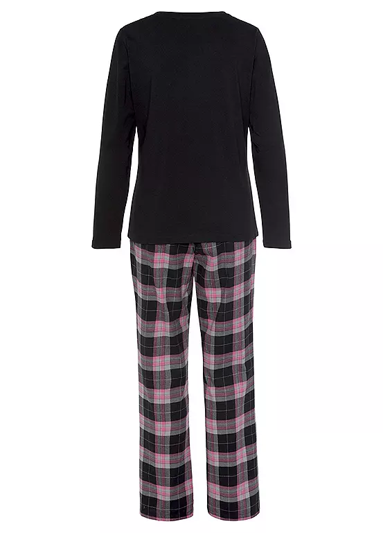 Vivance Dreams Checked Flannel Pyjamas 6 Vivance Dreams Checked Flannel Pyjamas - Image 4