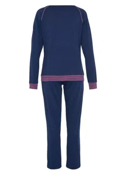 Vivance Dreams Contrast Trim Pyjamas -Buffalo Fashion Shop Vivance Dreams Contrast Trim Pyjamas32145639FRSC W01