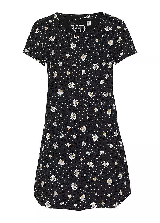 Vivance Dreams Daisy Print Nightgown 4 Vivance Dreams Daisy Print Nightgown - Image 2