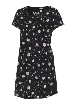 Vivance Dreams Daisy Print Nightgown 11 Vivance Dreams Daisy Print Nightgown -Buffalo Fashion Shop Vivance Dreams Daisy Print Nightgown76467122FRSC W02