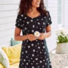 Vivance Dreams Daisy Print Nightgown