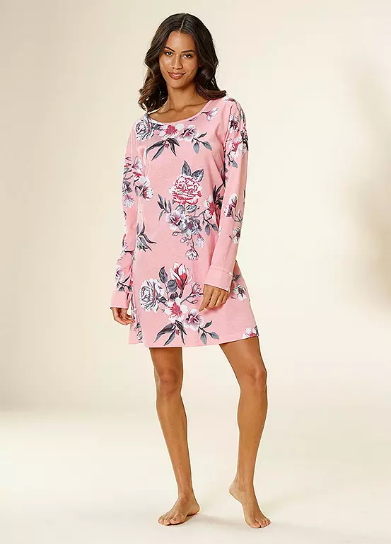 Vivance Dreams Floral Print Nightgown 3 Vivance Dreams Floral Print Nightgown