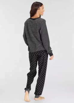 Vivance Dreams Heart Print Stripe Pyjamas 9 Vivance Dreams Heart Print Stripe Pyjamas -Buffalo Fashion Shop Vivance Dreams Heart Print Stripe Pyjamas52594739FRSP W01