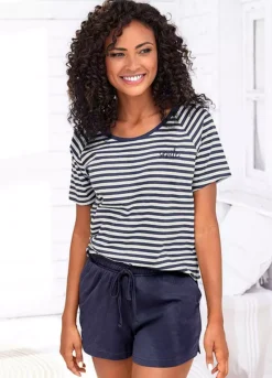 Vivance Dreams Logo Embroidery Pyjama Set