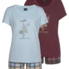 Vivance Dreams Pack Of 2 Shorty Pyjamas -Buffalo Fashion Shop Vivance Dreams Pack of 2 Shorty Pyjamas47692206FRSC