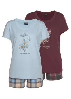 Vivance Dreams Pack Of 2 Shorty Pyjamas