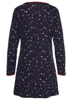 Vivance Dreams Print Nightgown -Buffalo Fashion Shop Vivance Dreams Print Nightgown27930768FRSC W01