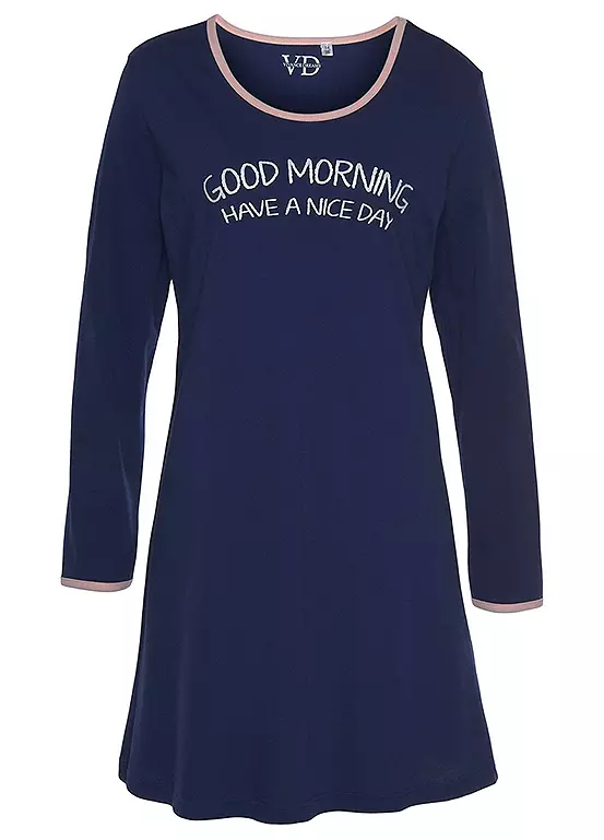 Vivance Dreams Printed Jersey Nightie 4 Vivance Dreams Printed Jersey Nightie - Image 2