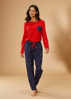 Vivance Dreams Printed Jersey Pyjamas