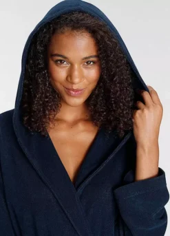 Vivance Dreams Short Hooded Bathrobe -Buffalo Fashion Shop Vivance Dreams Short Hooded Bathrobe46529811FRSP W02