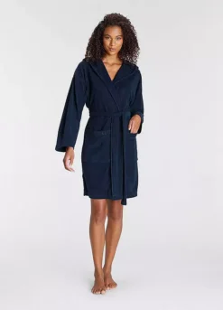 Vivance Dreams Short Hooded Bathrobe -Buffalo Fashion Shop Vivance Dreams Short Hooded Bathrobe46529811FRSP W03