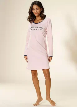 Vivance Dreams Slogan Print Nightie -Buffalo Fashion Shop Vivance Dreams Slogan Print Nightie66885246FRSP W02