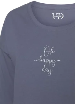 Vivance Dreams Statement Print Pyjama Top 11 Vivance Dreams Statement Print Pyjama Top -Buffalo Fashion Shop Vivance Dreams Statement Print Pyjama Top69935929FRSC W02