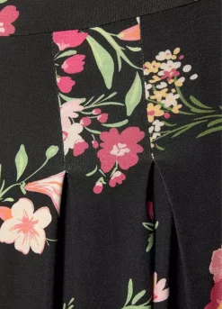 Vivance Floral Dress -Buffalo Fashion Shop Vivance Floral Dress34455501FRSC W02