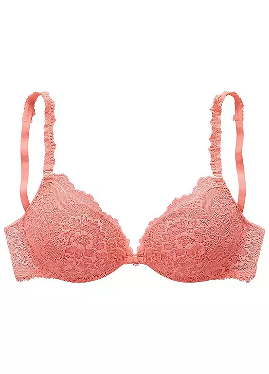 Vivance Floral Lace Push Up Bra 4 Vivance Floral Lace Push Up Bra - Image 2