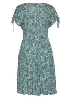 Vivance Floral Print Jersey Dress -Buffalo Fashion Shop Vivance Floral Print Jersey Dress69684532FRSC W01