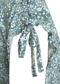 Vivance Floral Print Jersey Dress -Buffalo Fashion Shop Vivance Floral Print Jersey Dress69684532FRSC W02