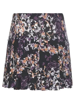 Vivance Floral Print Skort -Buffalo Fashion Shop Vivance Floral Print Skort25116569FRSC W01