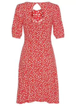 Vivance Floral Printed Beach Dress -Buffalo Fashion Shop Vivance Floral Printed Beach Dress18128729FRSC W01