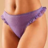 Vivance Frill Detail Thong -Buffalo Fashion Shop Vivance Frill Detail Thong35294557FRSP