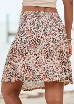 Vivance Jersey Printed Skirt -Buffalo Fashion Shop Vivance Jersey Printed Skirt11916236FRSP W01