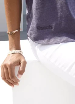 Vivance Marl Round Neck T-Shirt -Buffalo Fashion Shop Vivance Marl Round Neck T Shirt25364928FRSP W02