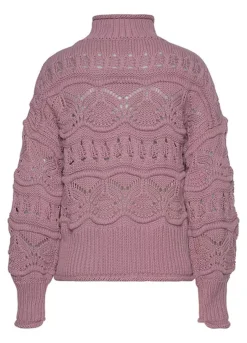 Vivance Openwork Sweater -Buffalo Fashion Shop Vivance Openwork Sweater89952945FRSC W01