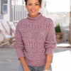Vivance Openwork Sweater -Buffalo Fashion Shop Vivance Openwork Sweater89952945FRSP