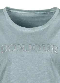 Vivance Pack Of 2 ’Bonjour’ T-Shirts -Buffalo Fashion Shop Vivance Pack of 2 Bonjour T Shirts20821702FRSC W01