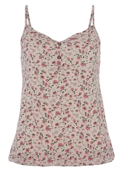 Vivance Pack Of 2 Spaghetti Tops With Sweetheart Neckline -Buffalo Fashion Shop Vivance Pack of 2 Spaghetti Tops with Sweetheart Neckline87824363FRSC W01