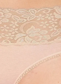 Vivance Pack Of 3 Lace Trim Briefs -Buffalo Fashion Shop Vivance Pack of 3 Lace Trim Briefs685172FRSP W04