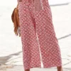 Vivance Patterned Culottes 2 Vivance Patterned Culottes -Buffalo Fashion Shop Vivance Patterned Culottes12494217FRSP