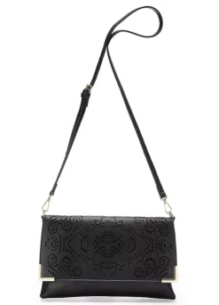 Vivance Patterned Shoulder Bag -Buffalo Fashion Shop Vivance Patterned Shoulder Bag57046018FRSC W04
