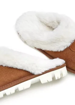Vivance Plush Slippers -Buffalo Fashion Shop Vivance Plush Slippers56955337FRSC W03