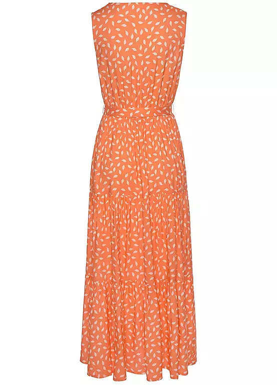 Vivance Printed Sleeveless Maxi Dress 6 Vivance Printed Sleeveless Maxi Dress - Image 4