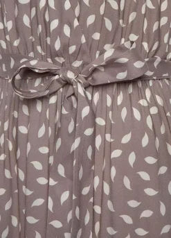 Vivance Printed V-Neck Maxi Dress -Buffalo Fashion Shop Vivance Printed V Neck Maxi Dress30992132FRSC W02