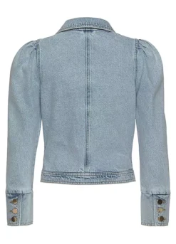 Vivance Puff Sleeve Denim Jacket -Buffalo Fashion Shop Vivance Puff Sleeve Denim Jacket50259625FRSC W02