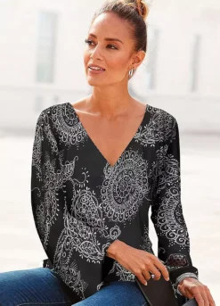 Vivance Quarter Sleeve Top