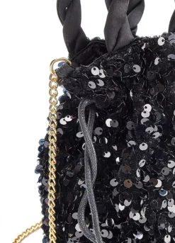 Vivance Sequinned Shoulder Bag -Buffalo Fashion Shop Vivance Sequinned Shoulder Bag52856647FRSC W02