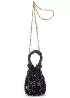 Vivance Sequinned Shoulder Bag -Buffalo Fashion Shop Vivance Sequinned Shoulder Bag52856647FRSC W04