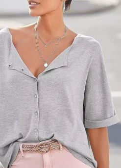 Vivance Soft Fine Knit Jumper -Buffalo Fashion Shop Vivance Soft Fine Knit Jumper28781104FRSP W02