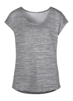 Vivance Stripe T-Shirt -Buffalo Fashion Shop Vivance Stripe T Shirt99646933FRSC