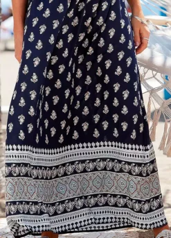 Vivance Sustainable Printed Maxi Dress 10 Vivance Sustainable Printed Maxi Dress -Buffalo Fashion Shop Vivance Sustainable Printed Maxi Dress78321156FRSP W02