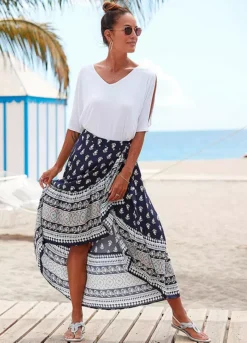 Vivance V-Neck Cold Shoulder Top -Buffalo Fashion Shop Vivance V Neck Cold Shoulder Top36345104FRSP W03