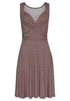 New Products -Buffalo Fashion Shop Vivance V Neck Jersey Beach Dress99799626FRSC