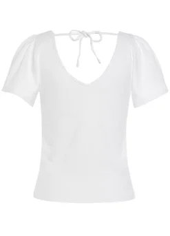 Vivance V-Neck Short Sleeve Top 11 Vivance V-Neck Short Sleeve Top -Buffalo Fashion Shop Vivance V Neck Short Sleeve Top92476557FRSC W01