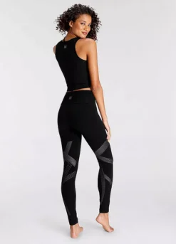 Active By LASCANA Reflective Print Crop Top -Buffalo Fashion Shop active by LASCANA Reflective Print Crop Top65145256FRSP W03